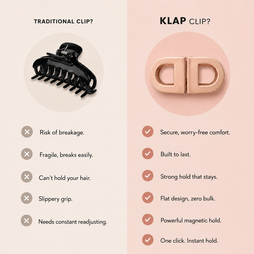 Klap "D" Magnetic Hair Clip